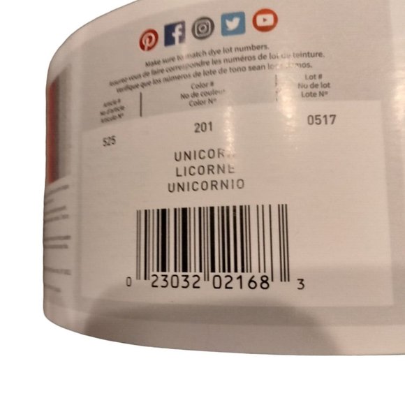 Mandala Unicorn Yarn Gray silver white pale pink hot pink Gorgeous New - Picture 4 of 5